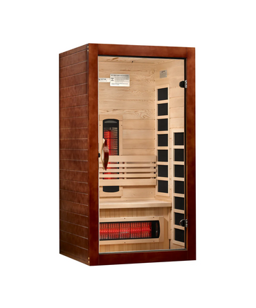 Dynamic Santorini 1-2-Person Full Spectrum Near Zero EMF FAR Infrared Sauna