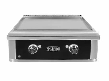 Wildfire Ranch PRO 30” Black Stainless Steel Griddle - Propane - WFPRO30GRD-BSS-LP