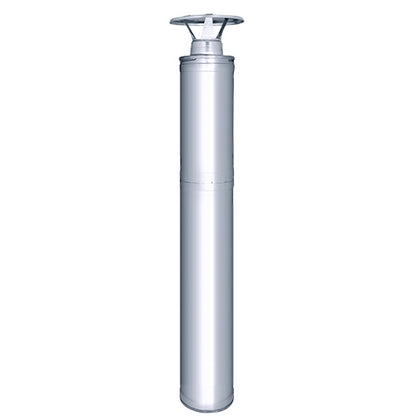 Harvia WHP1500 Sauna Wood Stove Chimney Kit, 1500mm, Stainless Steel