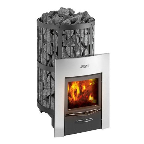 Harvia Legend Series Sauna Wood Burning Stove/Fireplace Combo - WKLE20DUOM