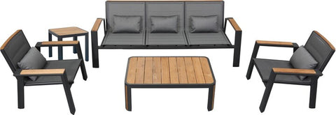 Image of Higold Geneva Sofa Seating Set - Nero - HGA-2031SS