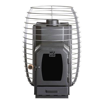 HUUM HIVE Wood Series 17.0kW Wood-Fired Sauna Stove w/ Firebox Extension