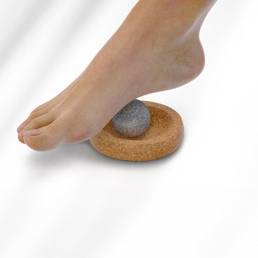 Hukka Mini SoleJoy 1 Massage Ball with Natural Cork Base, Round