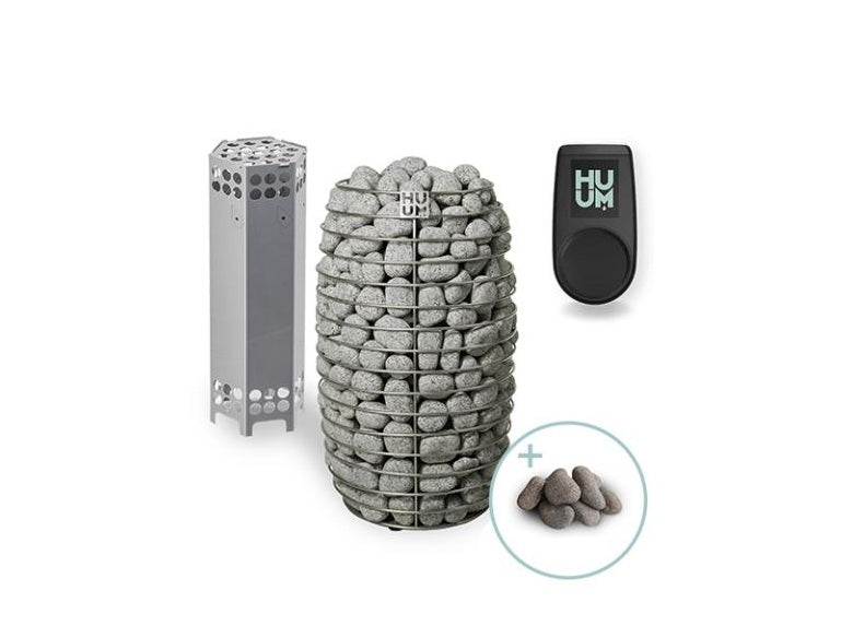 HUUM HIVE Mini Series 10.6kW Sauna Heater Package - HIVE MINI 10.6STU PKG