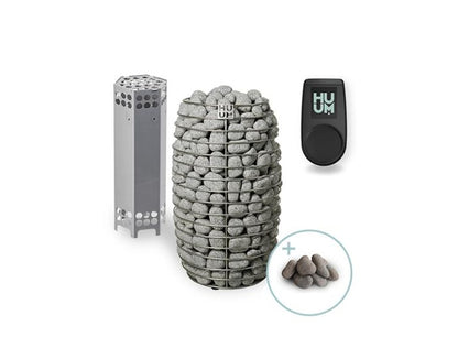 HUUM HIVE Mini Series 10.6kW Sauna Heater Package - HIVE MINI 10.6STU PKG