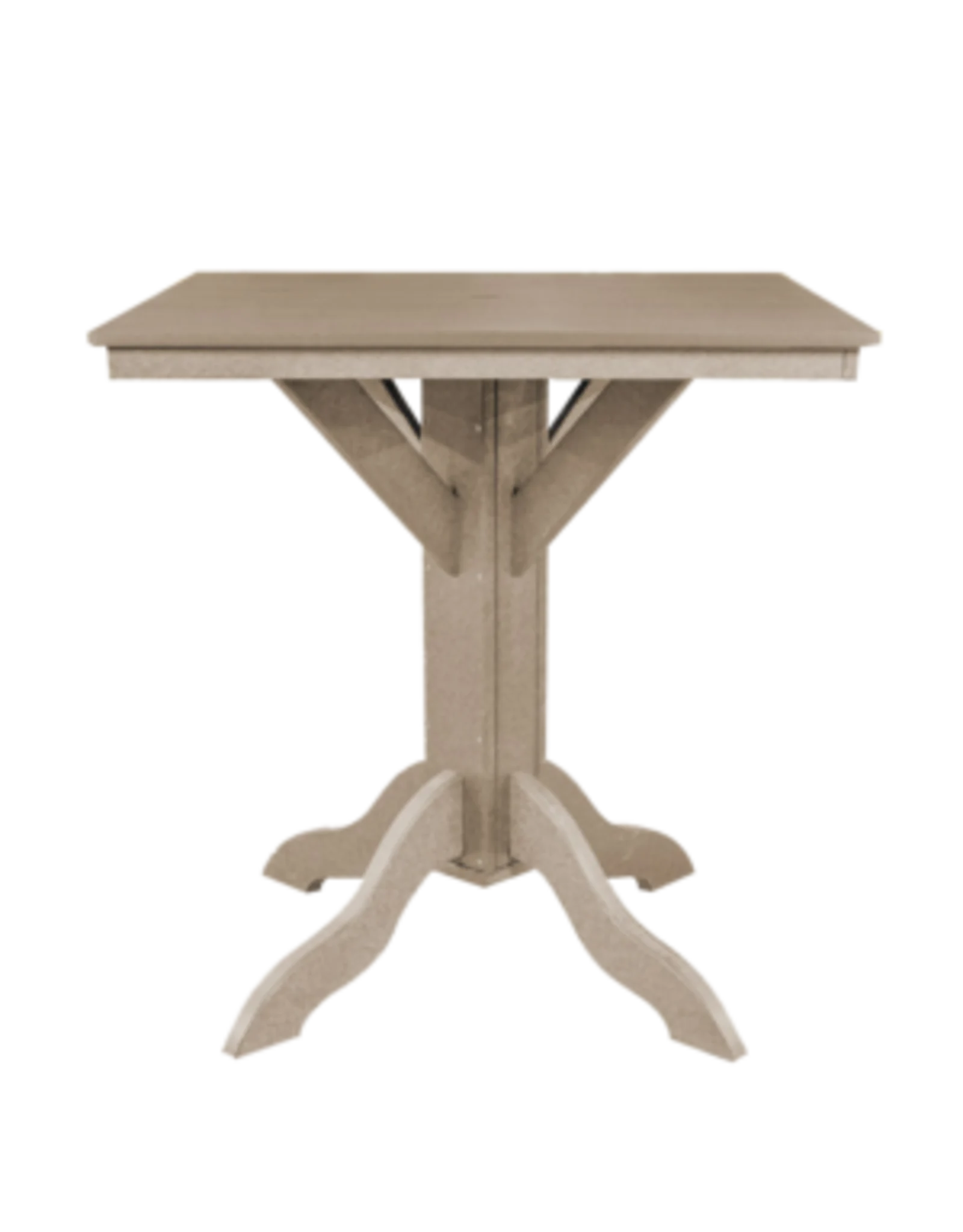 Kanyon BAR HEIGHT 42" SQUARE TABLE K340 SOLID