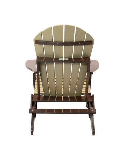 Kanyon FOLDING ADIRONDACK CHAIR W/PULLOUT OTTOMAN K111 SOLID
