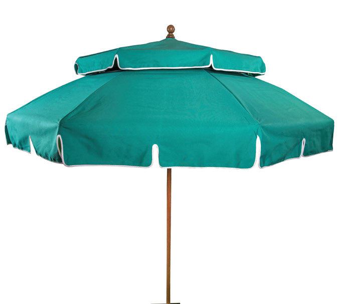 Fiberlite Key West  7.5' Double-Tier, Dome-Style Umbrella