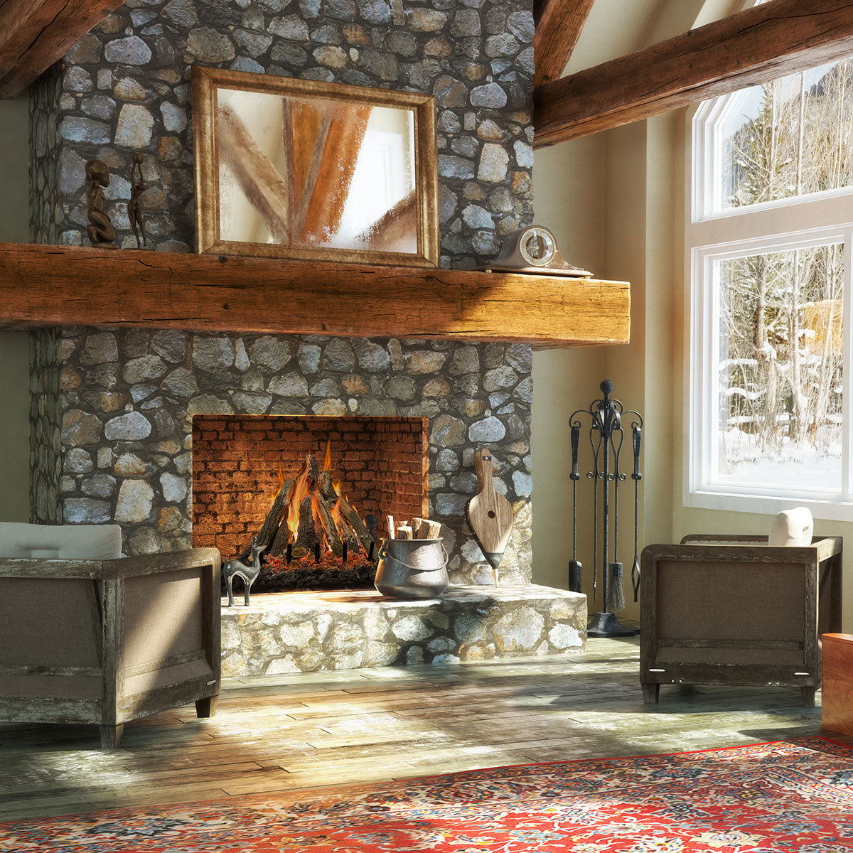 Grand Canyon Gas Logs Kiva Log Sets