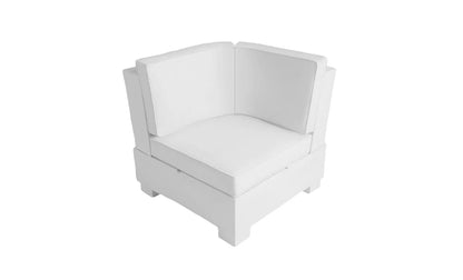 Ledge Lounger Signature Sectional Corner (Base & Cushion w/ Color Options) - LL-SG-S-C-SET-WH-STD-57003
