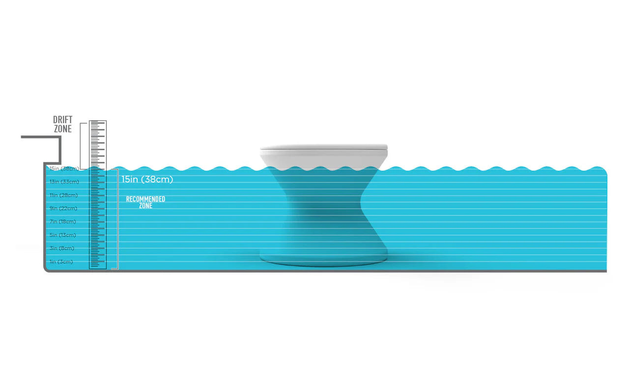 Ledge Lounger Signature Tall Ice Bin Side Table (Available in 8 Resin Colors / Lid Sold Separately) - LL-SG-ST-22NL-WH