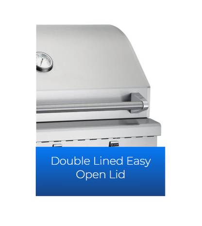 Broilmaster B-Series Built-In 32" Stainless Propane Gas Griddle Head - BSB322GP