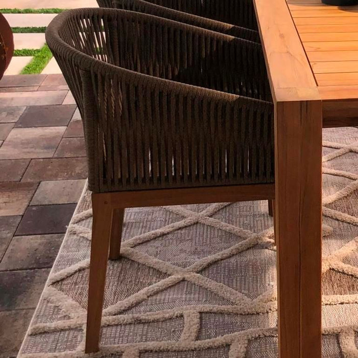 Royal Teak Collection Malibu Dining Chair Desert Sand- MALCH