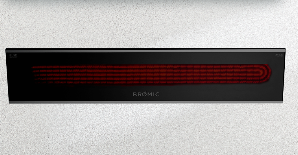 Bromic Heating 3400W Black Platinum Smart-Heat™ Electric Marine Heater / 220-240V - BH0320016