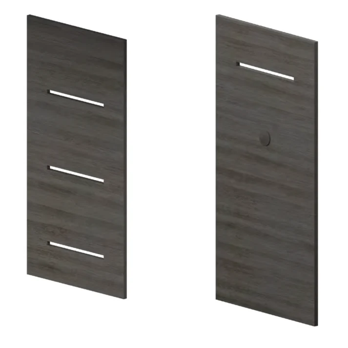 Modern Flames WEATHERED WALNUT ORION ALLWOOD SIDE WALL OPTION - 1 SIDE (2'W x 7' 10"H)-OFWS-SIDE-WW