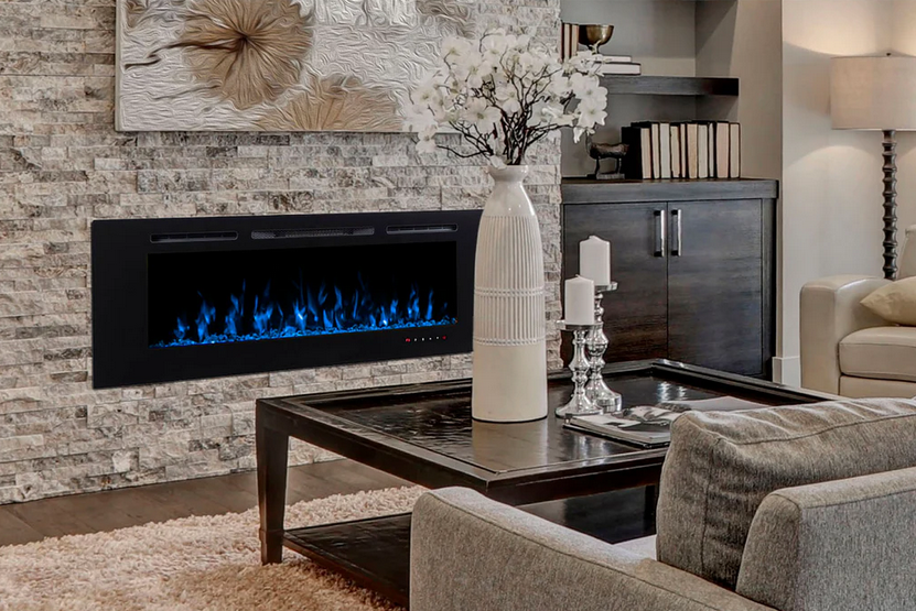 Modern Flames 60” Challenger Recessed Electric Fireplace – CEF-60B