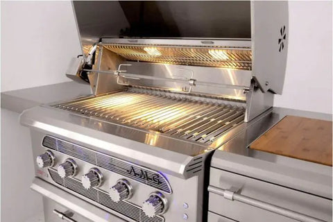 Image of American Made Grills - Muscle - 54"- Liquid Propane - Hybrid - MUS54-LP