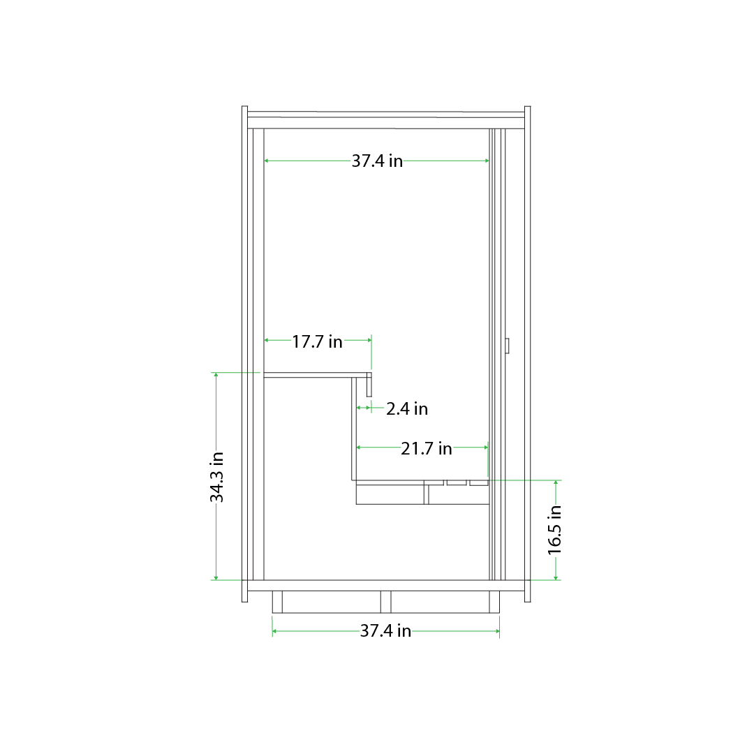 Mande Spa USA MW12 ThermoWood® Outdoor Sauna