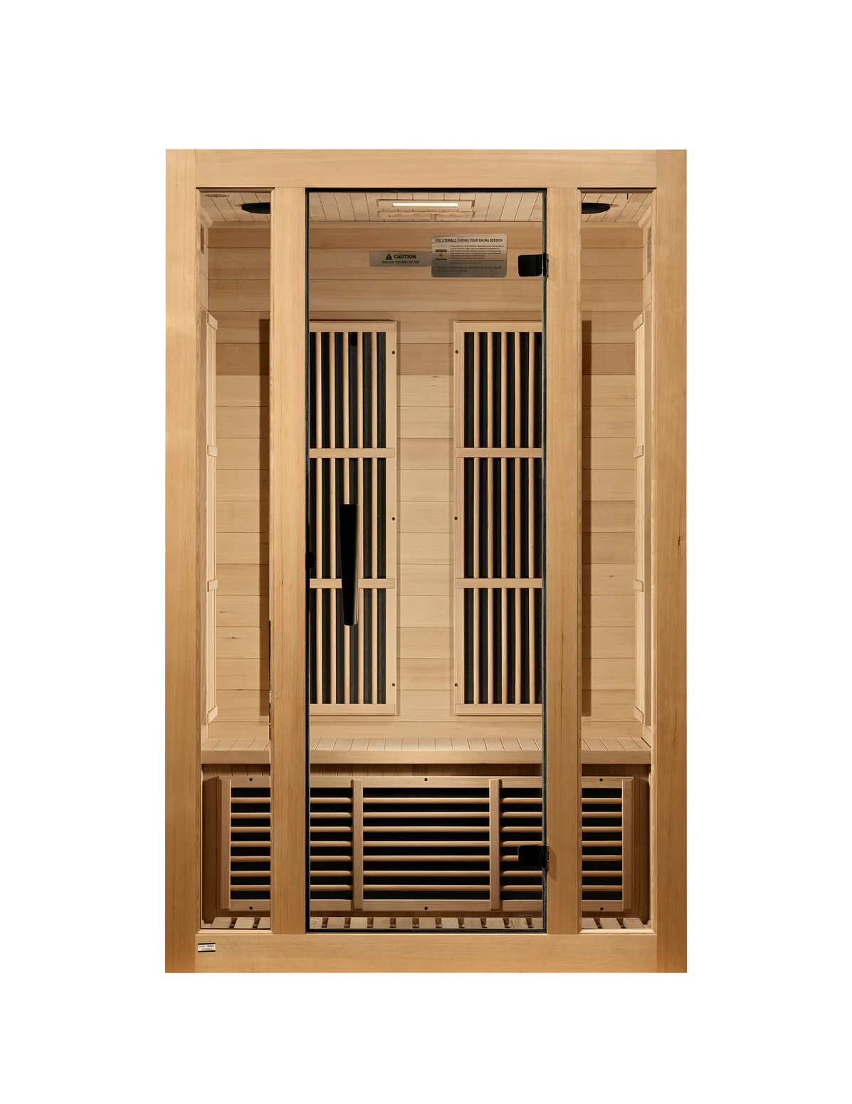 Maxxus Seattle 2-Person Near Zero EMF FAR Infrared Sauna – Hemlock