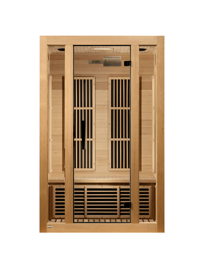Maxxus Seattle 2-Person Near Zero EMF FAR Infrared Sauna – Hemlock