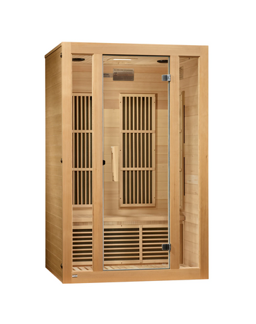 Maxxus Seattle 2-Person Near Zero EMF FAR Infrared Sauna – Hemlock