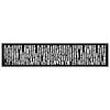 OUTDECO 16"x72" Outback Galvanized Steel Wall and Fence Extension Privacy Panel, Black Powder Coat-ODMET7204