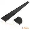 OUTDECO 5.5" x 72" x .75" Wood Plastic Composite Fence Board, Tongue & Groove, Sanded Finish - 4 Pack - Charcoal-SLTG596C-4P