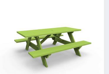 Seaside Casual Traditional Picnic Table - 043