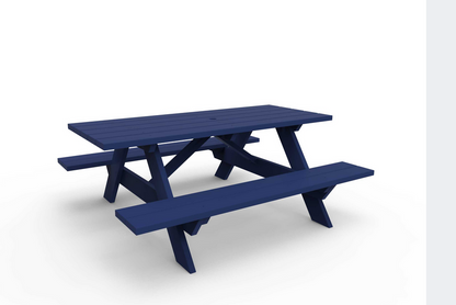 Seaside Casual Traditional Picnic Table - 043