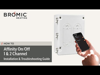 Bromic Heating Affinity Smart-Heat™ On/Off Controllers, 2 Channels @ 12KW (6KW/CH) - BH3130052
