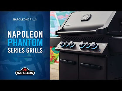 Napoleon Phantom Rogue® PRO-S 425 Natural Gas Grill with Infrared Side and Rear Burners - RPS425RSIBNK-2-PHM