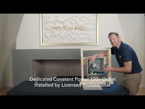 Isokern Vent Free 42" Gas Burning Fireplace - 81042