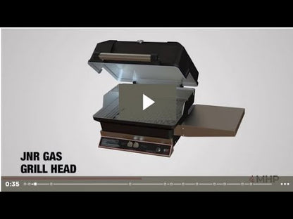 Modern Home Products JNR Liquid Propane Gas Grill Head with SearMagic Cooking Grids - JNR4DD-PS