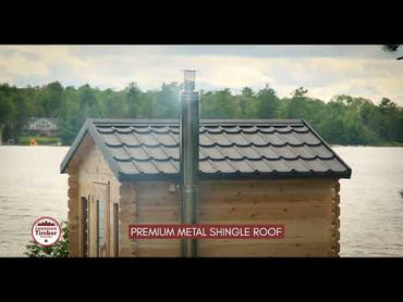 LeisureCraft CT Georgian Cabin Wood-Burning Sauna – CTC88W