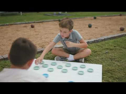 Ledge Lounger Backyard & Portable Cornhole Toss Board Set