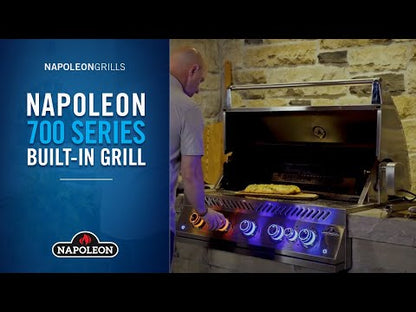 Napoleon Built-In 700 Series 32" Natural Gas Grill with Infrared Rear Burner - BIG32RBNSS-1