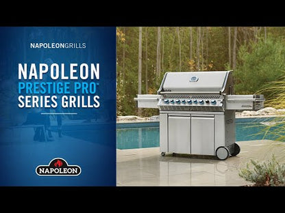 Napoleon Prestige PRO™ 825 RSBI Natural Gas Grill with Power Side Burner and Infrared Rear & Bottom Burners - PRO825RSBINSS-3