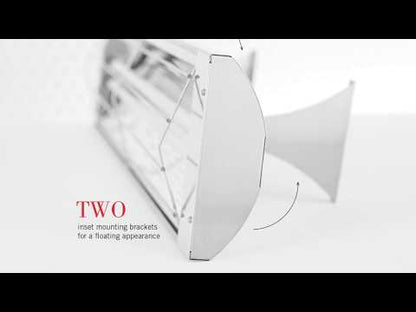 Infratech CD-6024 Dual Element Infrared Heater - 61.25” 6,000 Watts at 240V