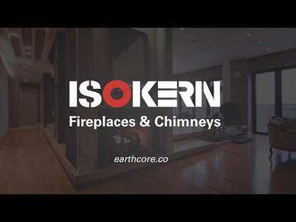 Isokern Bvetto 36" Gas Burning Fireplace - 80B36