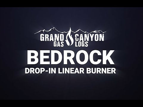 Grand Canyon Gas Logs Bedrock Vented Contemporary Linear Drop-In Burner, 24” to 96” | YouTube Video