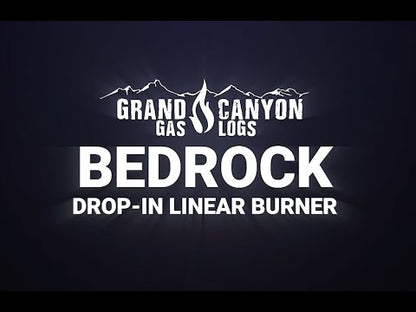 Grand Canyon Gas Logs Bedrock Vented Contemporary Linear Drop-In Burner, 24” to 96” | YouTube Video
