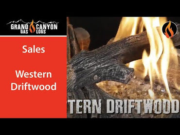Grand Canyon Gas Logs Western Driftwood Log Sets, 18” to 42”
