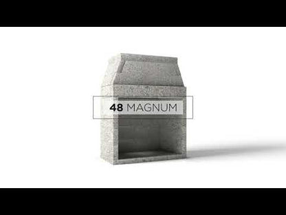 Isokern Magnum 72" Wood Burning Fireplace - 82072