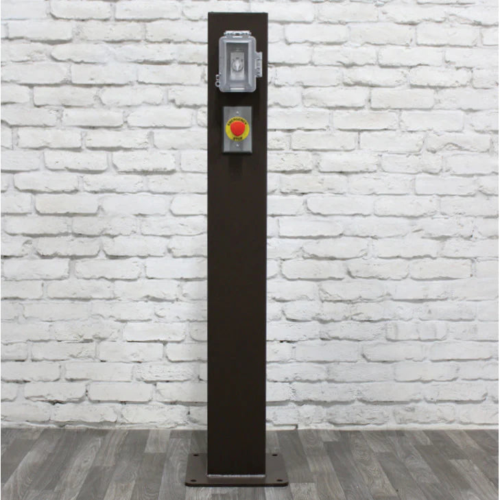 Prism Hardscapes Power Column with Estop & Timer-PHPC-ET-9