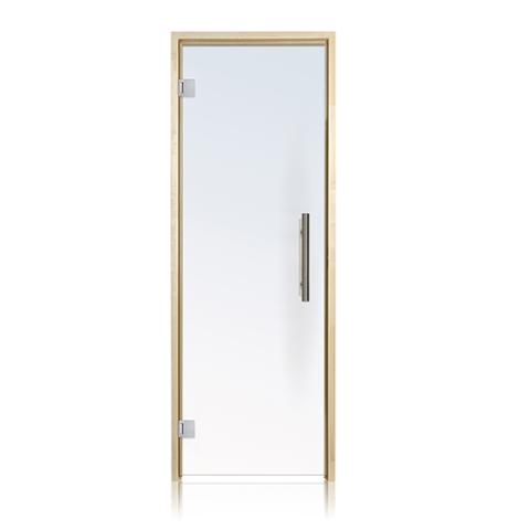 Prosaunas Clear Glass Sauna Door 24x81 with Aspen Frame