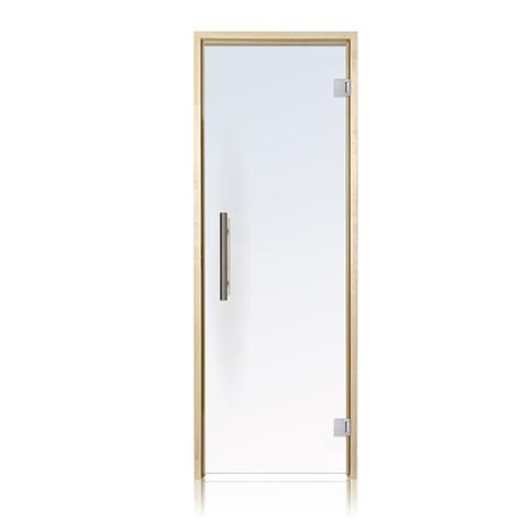 Prosaunas Clear Glass Sauna Door 24x81 with Aspen Frame