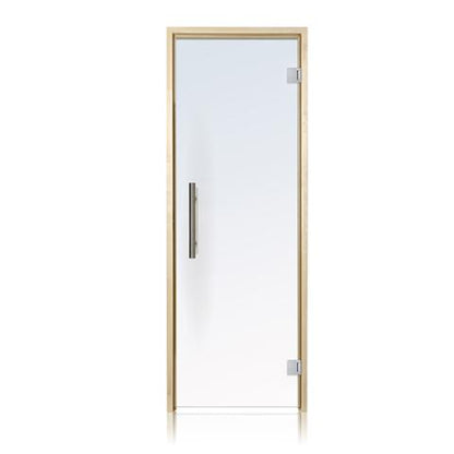 Prosaunas Clear Glass Sauna Door 24x81 with Aspen Frame