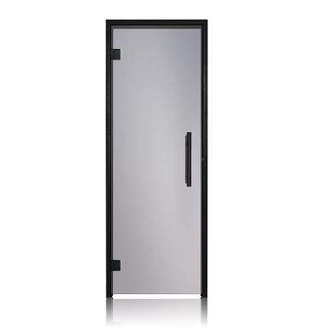 Prosaunas Tinted Glass Sauna Door 24x81 with Black Alder Frame