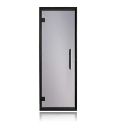 Prosaunas Tinted Glass Sauna Door 24x73 with Black Alder Frame