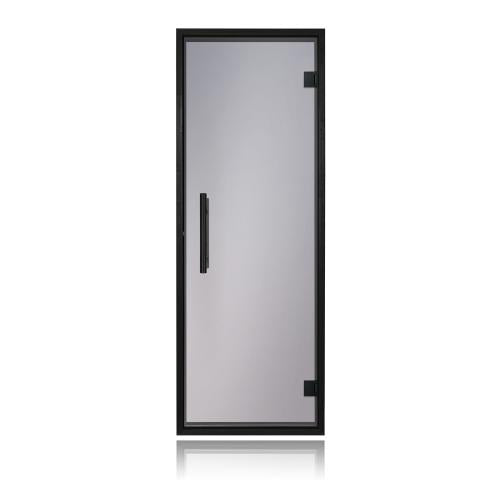 Prosaunas Tinted Glass Sauna Door 24x73 with Black Alder Frame